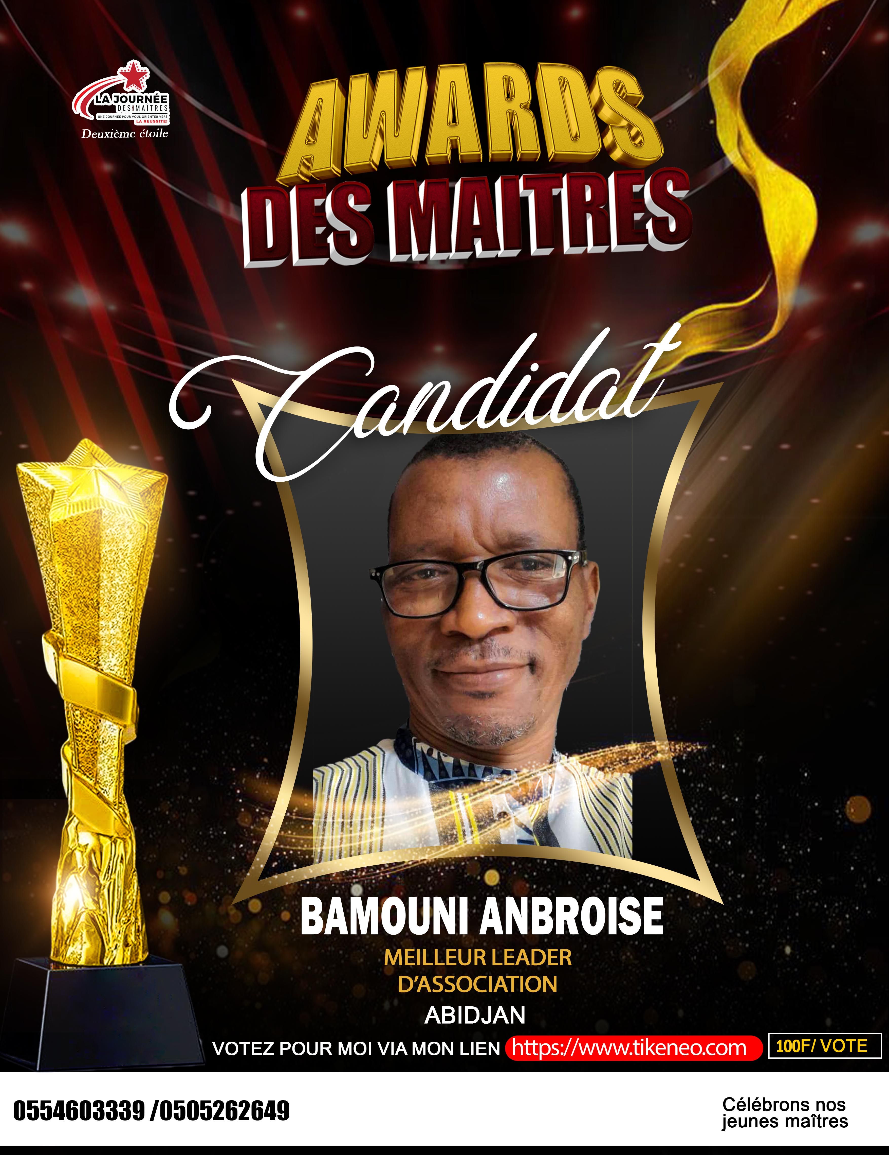 BAMOUNI AMBROISE