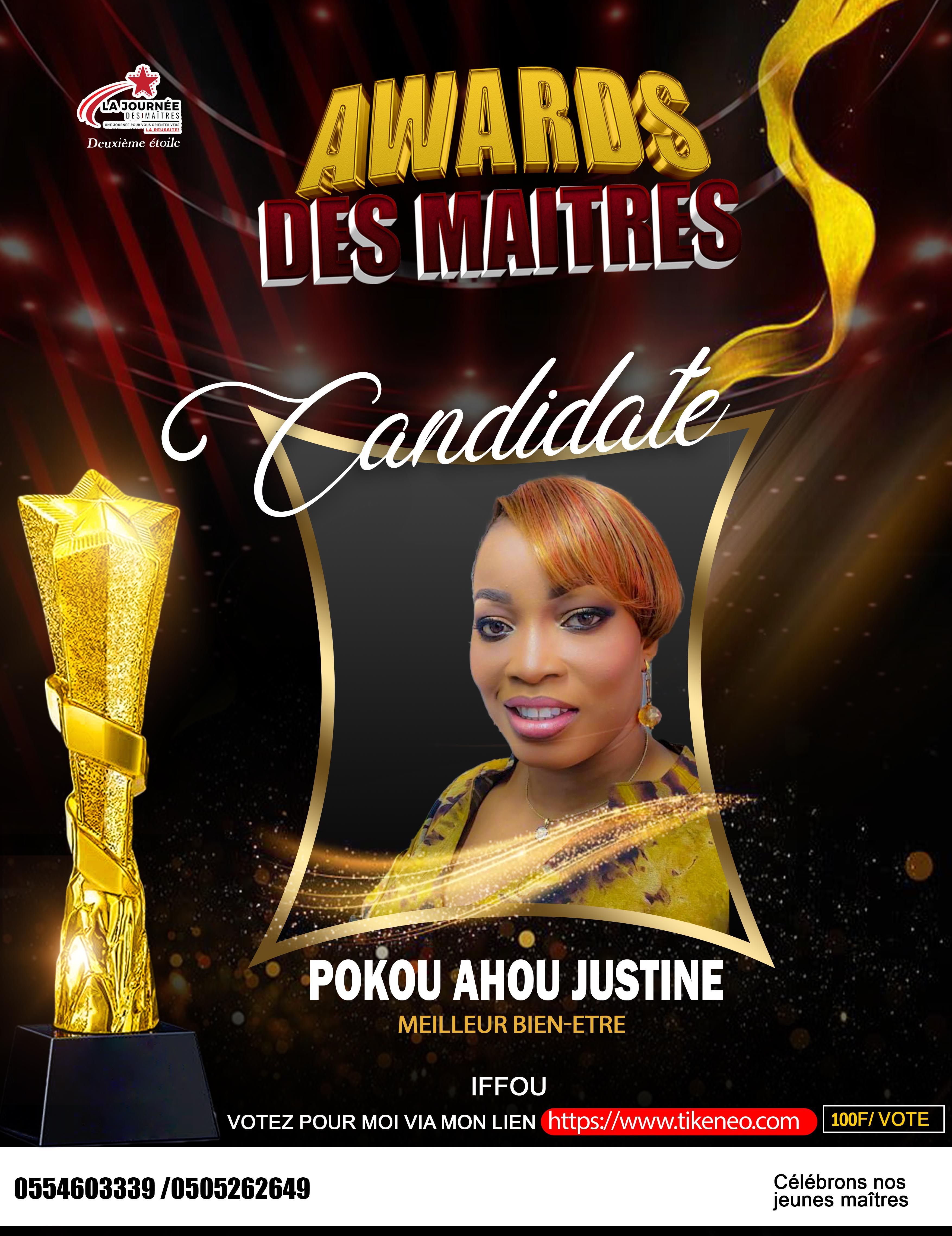 POKOU AHOU JUSTINE