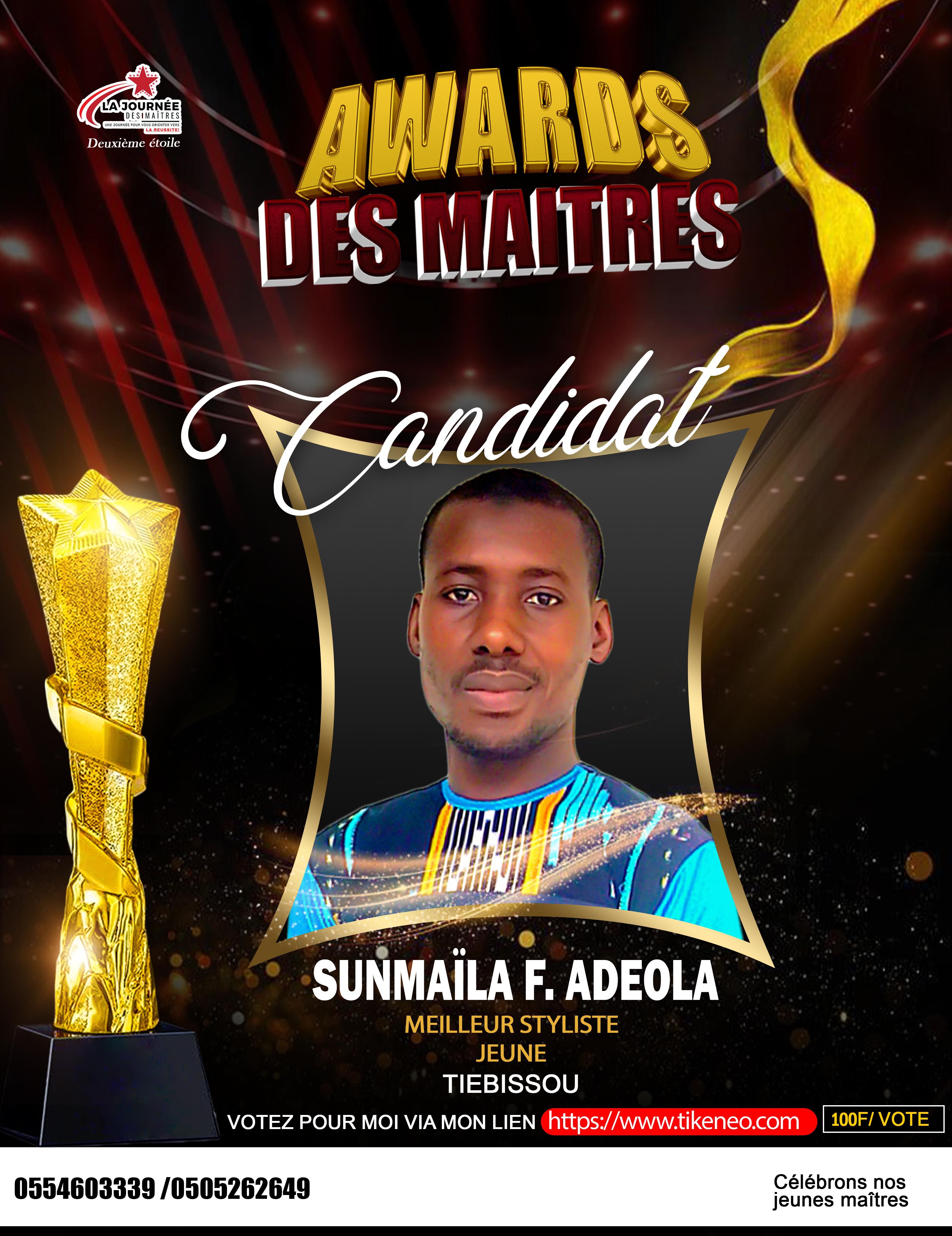 SUNMAILA F.ADEOLA